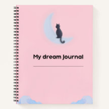Diario de Sueños Kawaii Cuaderno Rosa Pastel Nubes
