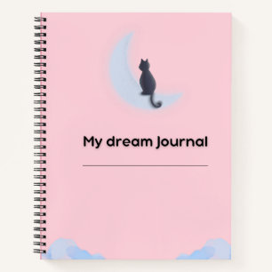 Diario de Sueños Kawaii Cuaderno Rosa Pastel Nubes