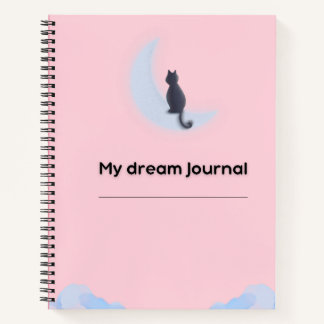 Diario de Sueños Kawaii Cuaderno Rosa Pastel Nubes