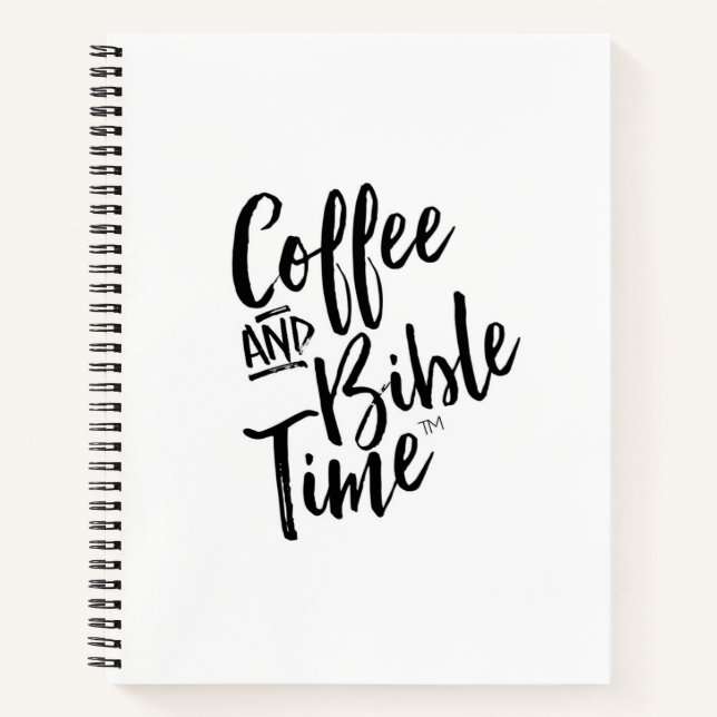 Diario de tiempo del café y la biblia (Anverso)