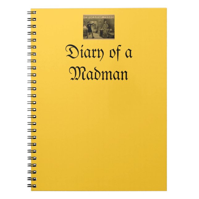 Diario de un cuaderno de Madman (Frente)