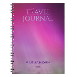 Diario de viaje Aurora Nombre Año Cuaderno
