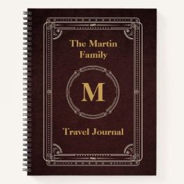 Diario de viaje de estilo vintage