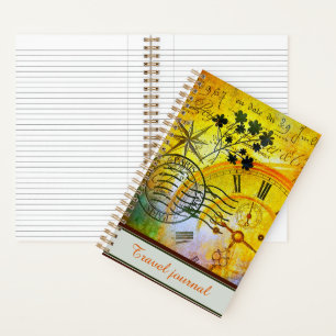 Diario de viaje de tiempo personalizado