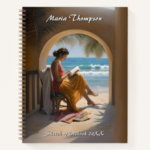 Diario de viaje personalizado, cuaderno de dibujo 