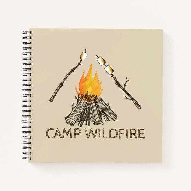 Diario de viajes Campfire o Libro de invitados de  (Anverso)