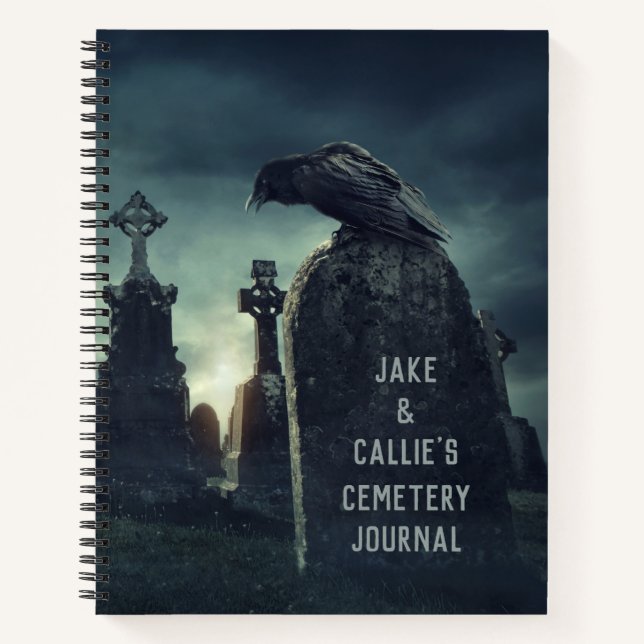 Diario de Viajes del Cementerio personalizado (Anverso)