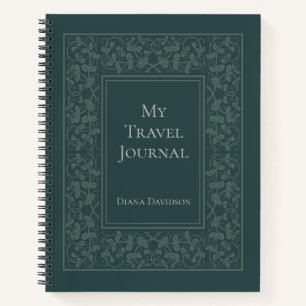 Diario de viajes elegante y personalizado