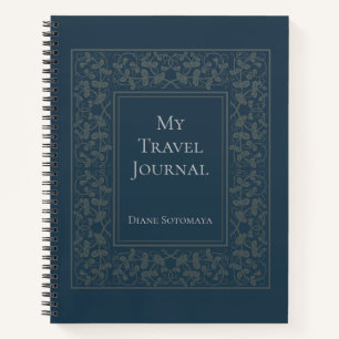 Diario de viajes elegante y personalizado