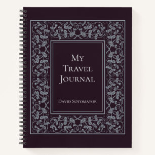 Diario de viajes elegante y personalizado