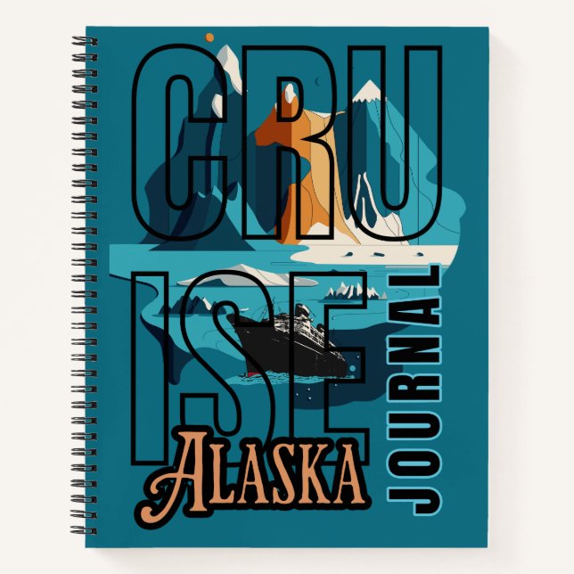 Diario de viajes en crucero Glaciar Alaska (Anverso)