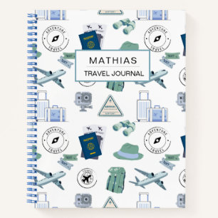 Diario De Viajes Para Él Personalizado Textos