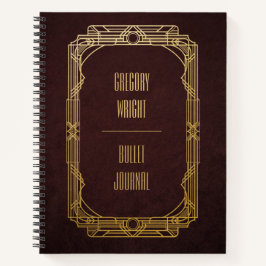 Diario de viñetas de Art Deco personalizado