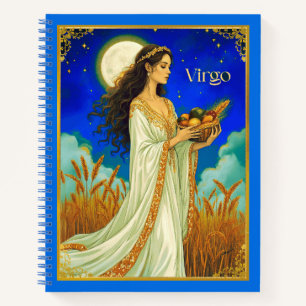 Diario de Virgo Zodiaco Belleza Bajo un Cielo Noct