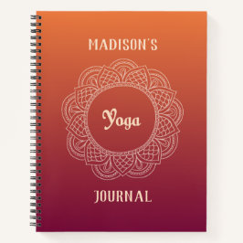 Diario de Yoga personalizable