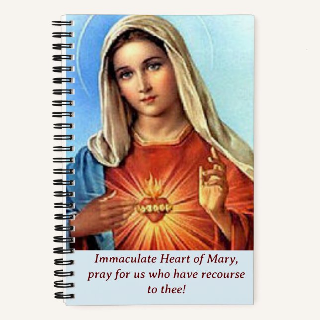 Diario del corazón inmaculado de Mary Prayer (Anverso)