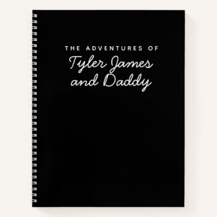 Diario del padre papá y el hijo Keepsake Journal