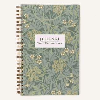 Diario Dotado Personalizado William Morris Jasmine