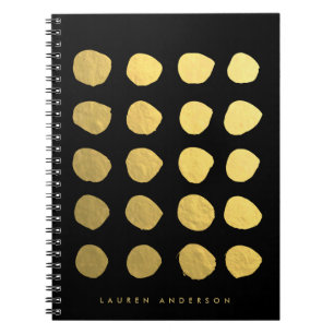Diario elegante del cuaderno de los puntos de las