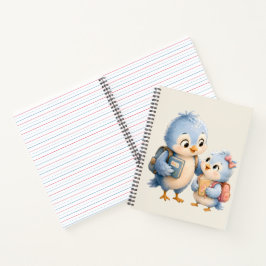 Diario en espiral Blue Bird