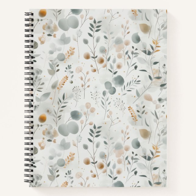 Diario espiral del santuario suave de Pastel (Anverso)