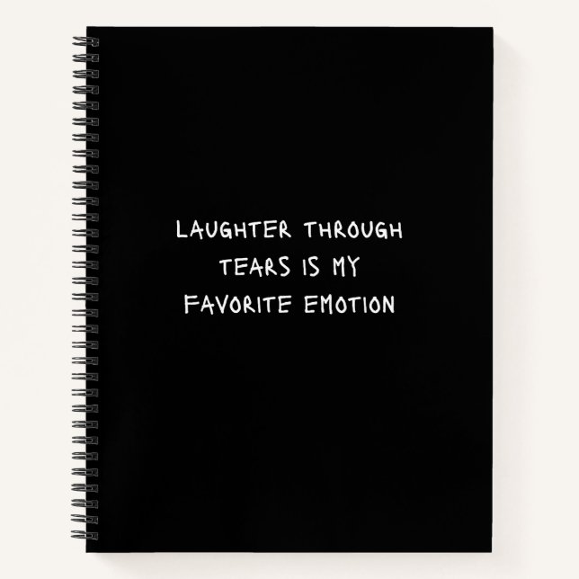 Diario espiral "Risas a Lágrimas" - Arcoiris (Anverso)