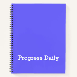 Diario Estudiantil Estético 'Progress Daily'