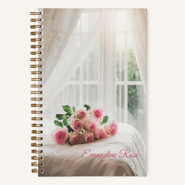 Diario Etéreo "Rosas Rosa En Una Sala Aérea" (Anverso)