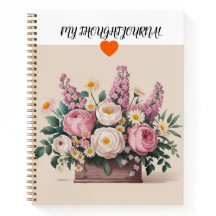 Diario floral cute