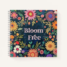 Diario floral de arte popular - sin Bloom - Regalo