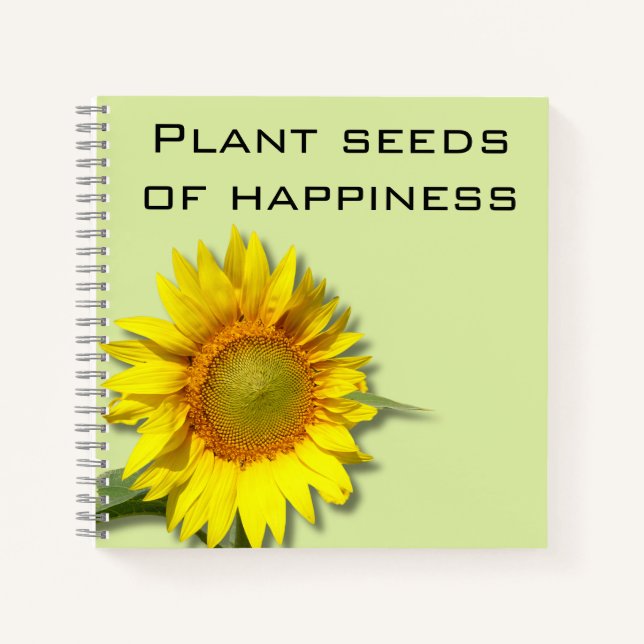 Diario Floral de girasol (Anverso)