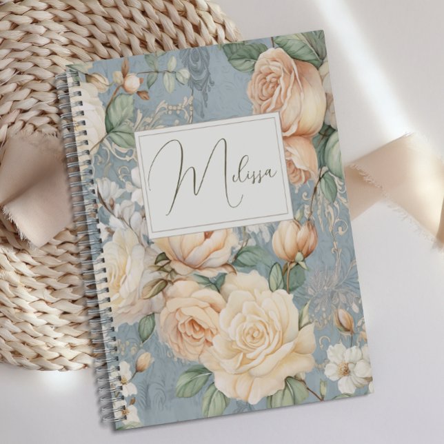 Diario floral de Rosas románticos personalizados (Subido por el creador)