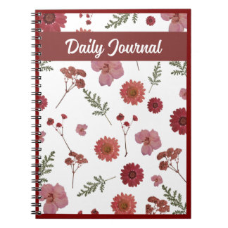 Diario Floral Diario, Cuaderno de Flores Bonitas  