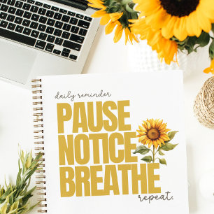 Diario Girasol "Pausa Aviso Respirar"