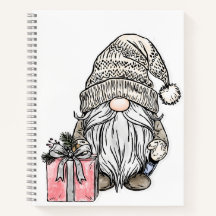 Diario Gnomo de Navidad con Regalo