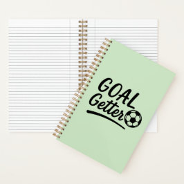 Diario 'Goal Getter' Verde Menta Suave Regalo