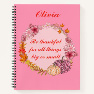 Diario Gratitude De Cita De Otoño