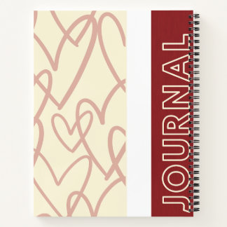 Diario Heartflow – Cuaderno romántico minimalista