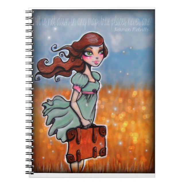 Diario inspirador del cuaderno del viaje (Frente)
