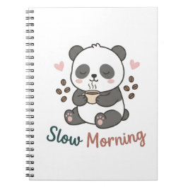 Diario lento de la mañana del Panda | Cuaderno aco