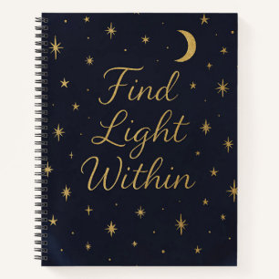 Diario Minimalista Celestial - Elegante Starry