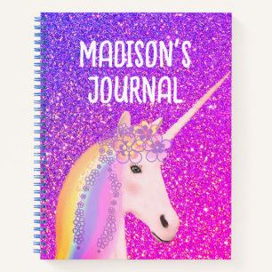 Diario monográfico Rainbow Unicorn Purple Purpurin