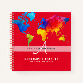 Diario Monograma de Mapa Mundial GEOGRAFÍA PROFESO