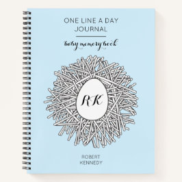 Diario One Line a Day Baby Boy Memory Book