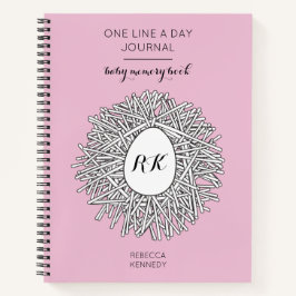 Diario One Line a Day Baby Girl Memory