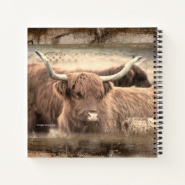 Diario para portátiles Rusty Scottish Highlander