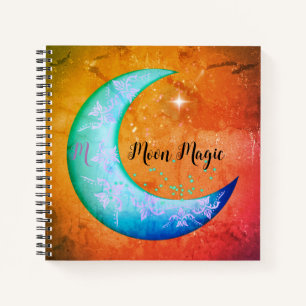 Diario personal Boho Moon Magic Naranja