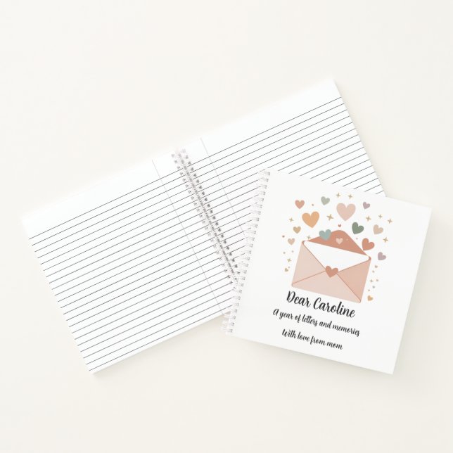 Diario personalizado - Cartas y Recuerdos (Interior)