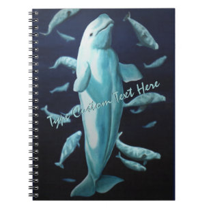 Diario personalizado cuaderno de la ballena de la
