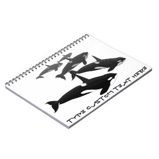 Diario personalizado cuaderno de la orca de la
